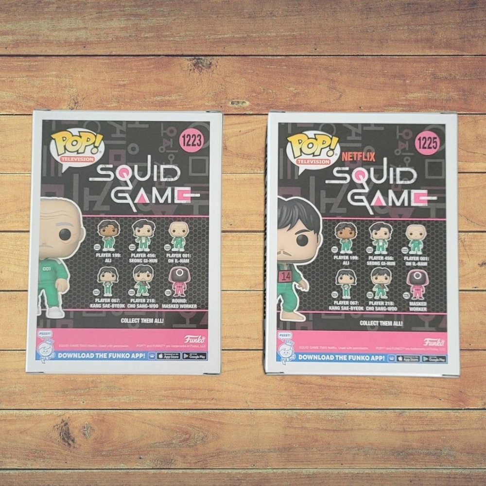 NEW Funko Pop Player 01 & 218 Of Squid Game - Picture 3 of 4